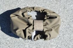 Snoods / ørebeskytter ( Taupe / regnstof ) Stor str 60