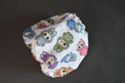 Snoods / ørebeskytter ( Labubu, flerefarvet, Hvalp )