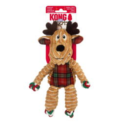 KONG Holiday Floppy Knots Reindeer Brun S/M