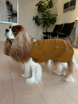 Hurtta ECO Warming Midlayer Hundejakke i Farven Desert