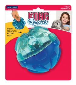 KONG Aktivitetslegetøj Reward Ball Blå L 13cm