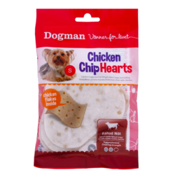 Dogman Chicken Chip hearts 4p