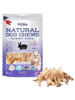 Frigera - Natural Dog Chews Kaninører 250 g