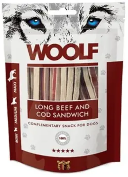 Woolf - Long Beef & Cod Sandwich 100 g