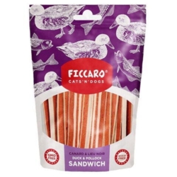 Ficcaro Duck & Pollock Sandwich | 100g