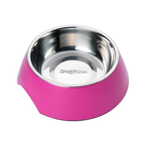 Dogman - Madskål Alba Melamin Rosa, 160 ml