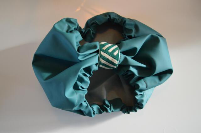 Snoods / ørebeskytter ( Flaskegrøn / regnkvalitet, Stor størrelse )