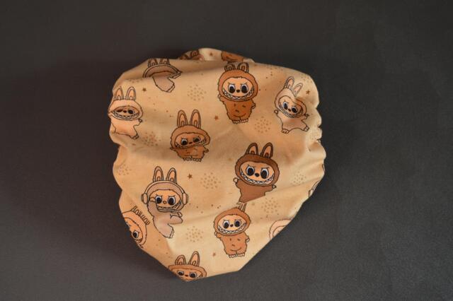 Snoods / ørebeskytter ( Labubu, brun, Stor størrelse )