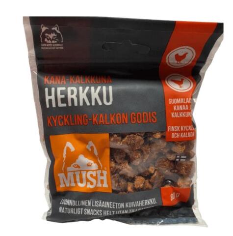 Mush - Minisnacks - Kylling / Kalkun - 80 g