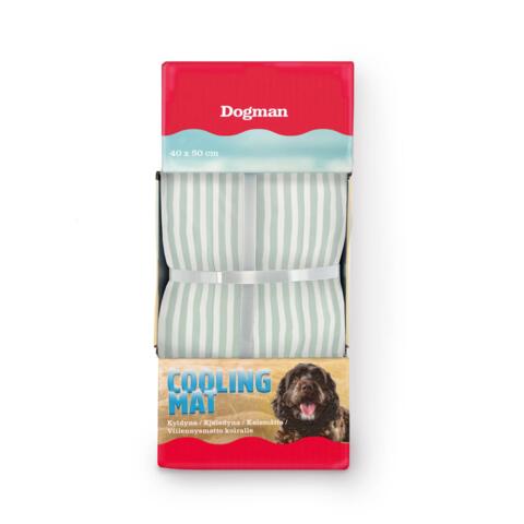 Dogman - Kølemåtte Stribet Turkis ( Flere størrelser )