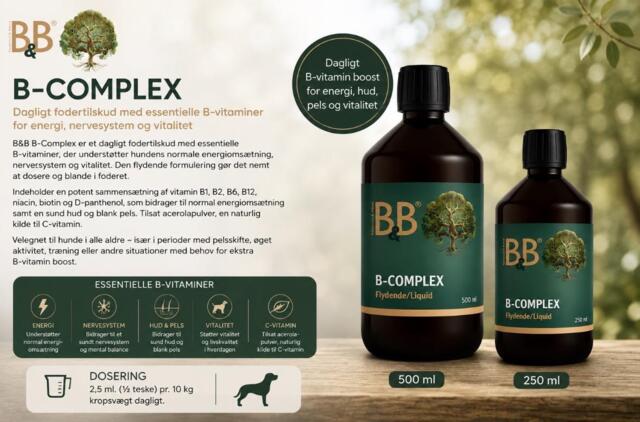 B&B - B-Complex - Flydende 250 ml.