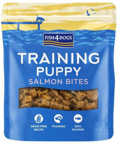 F4D - Training Puppy Salmon Bites, 80 g