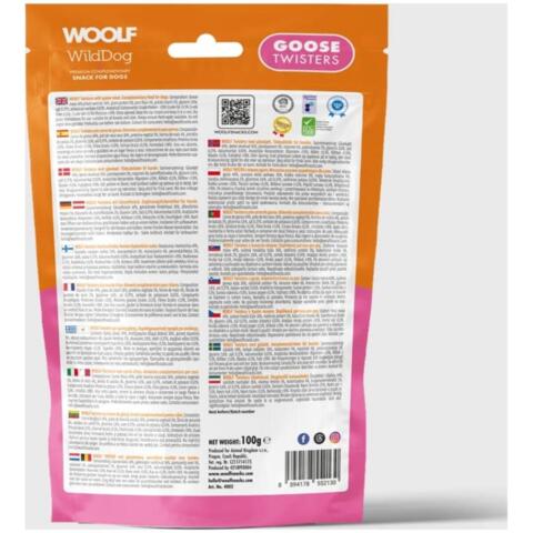 Woolf - WildDog Goose Twister 100g