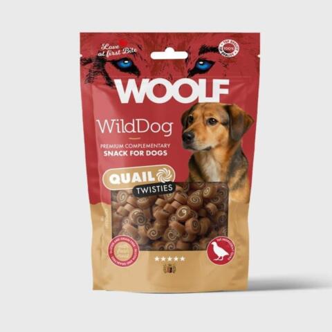 Woolf - WildDog Quail & Cod Twisties 100g