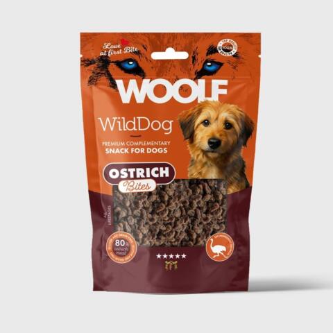 Woolf - WildDog Soft Ostrich Bites 100g