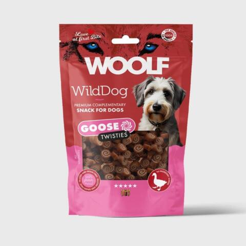 Woolf - WildDog Goose & Cod Twisties 100g