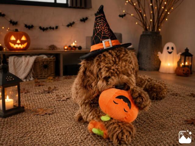Companion - Halloween Græskar plyslegetøj
