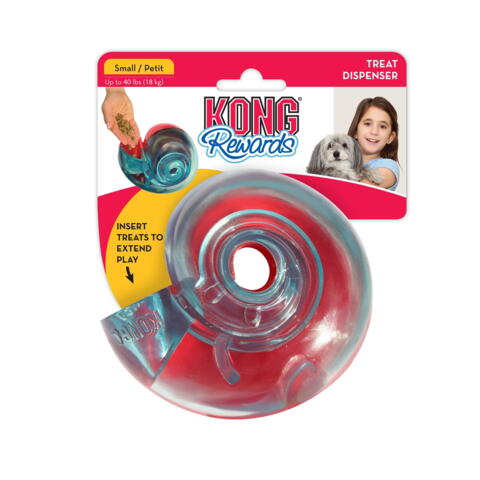 KONG Activity toys Reward Shell Blå S 10cm