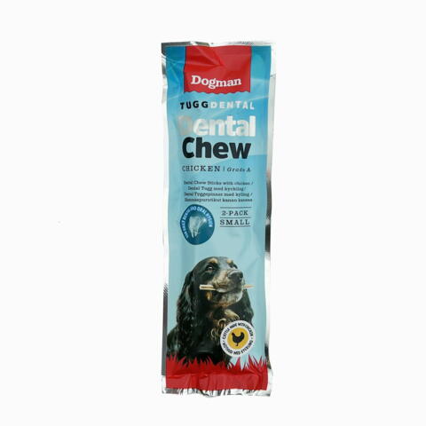 Dogman - Tugg Dental med Kylling S 2pk