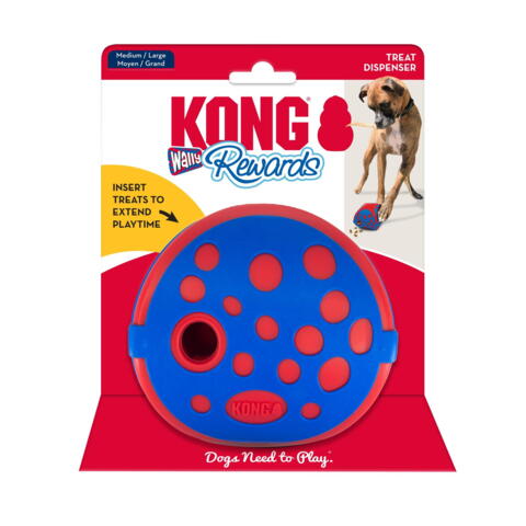 KONG - Activation toy RewardsWally Multicolor M/L 22cm