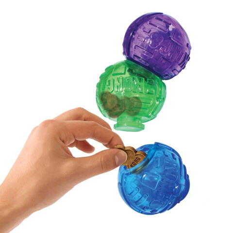 KONG - Activation toy Lock-It 3p Mix S 5.7cm