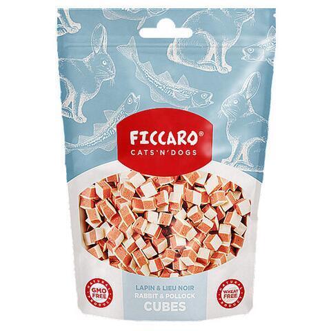 Ficcaro Rabbit & Pollock Cubes | 100g