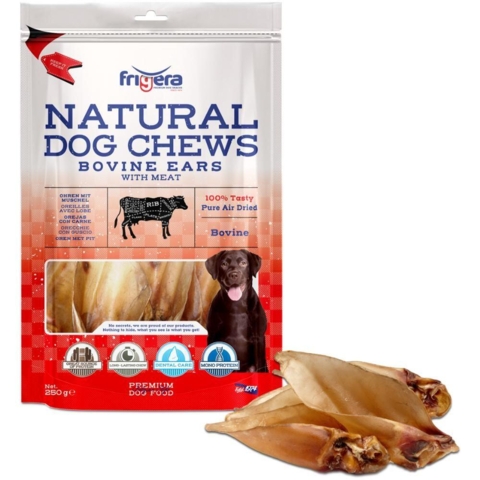 Frigera - Natural Dog Chews Beef ears with meat 250gr