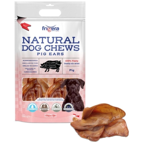 Frigera - Natural Dog Chews  Pig ears 750gr