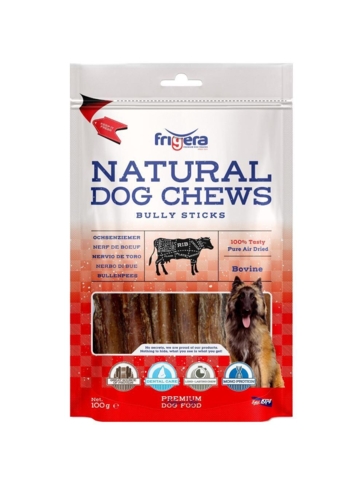 Frigera - Natural Dog Chews Tyrepinde 12cm 100gr