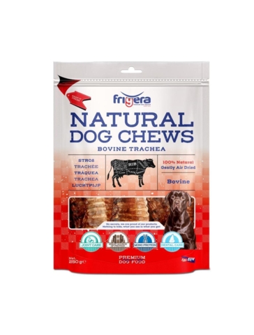 Frigera - Natural Dog Chews Okseluftrør 250gr