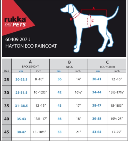 Rukka Pets - Hayton x raincoat - sort