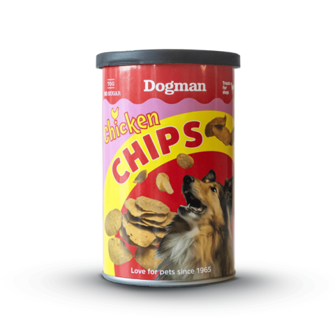 Dogman - Chips med Kyckling 70g