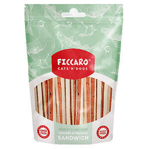 Ficcaro Chicken & Pollock Sandwich, 100g