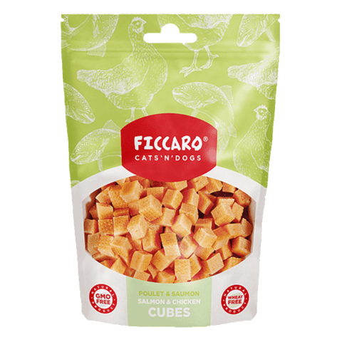 Ficcaro Salmon & Chicken Cubes | 100g