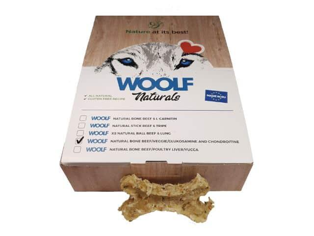 Woolf - Natural Bone Beef/Veggie/Glukosamin, 1 ben.