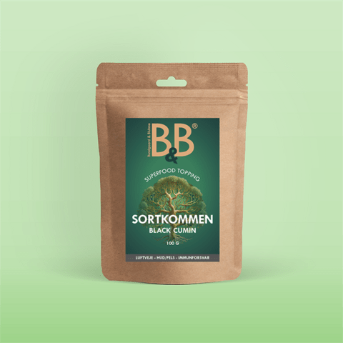 B&B - Sortkommen - Superfood topping 100 g.