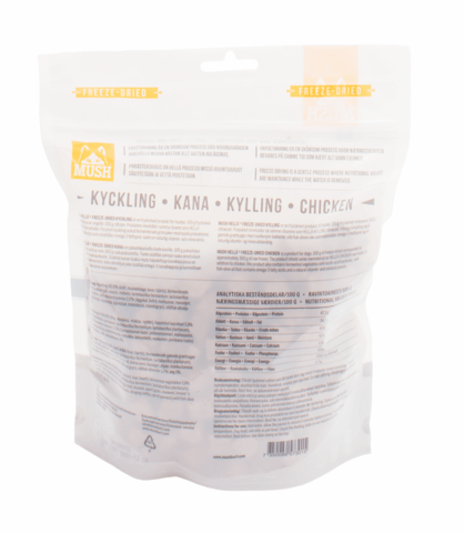 Mush - Hellä Freeze-Dried® Kylling, 250 g