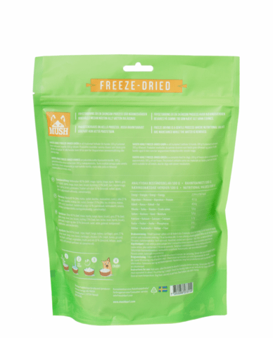 Mush - Vaisto® Grøn Freeze-Dried, 250 g