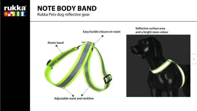 Rukka Pets Note Body Band