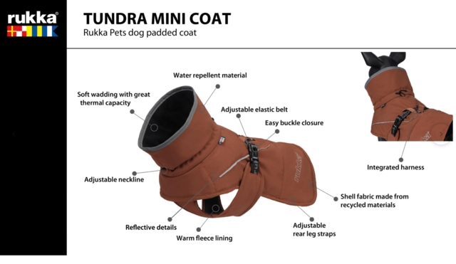 Rukka Pets Tundra Mini Coat
