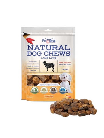 Frigera - Natural Dog Chews Lungetern Lam 200gr