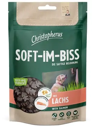 Christopherus - Soft-Im-Biss med laks, 125 g