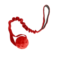 Dogman - Hvalpelegetøj hård bold Rød 50cm