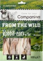 Companion - FROM THE WILD, kaninøre med pels, 100 g