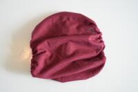 Snoods / ørebeskytter ( Bordeaux rød m guld )