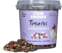 FourFriends - Dog Treatos Micro Hearts, 500 g