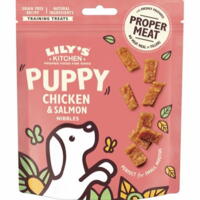 LILY'S KITCHEN - CHICKEN & SALMON NIBBLES FOR PUPPIES 70 g